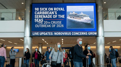 98 Sick on Royal Caribbean's Serenade of the Seas - the 20th Cruise Outbreak of 2026