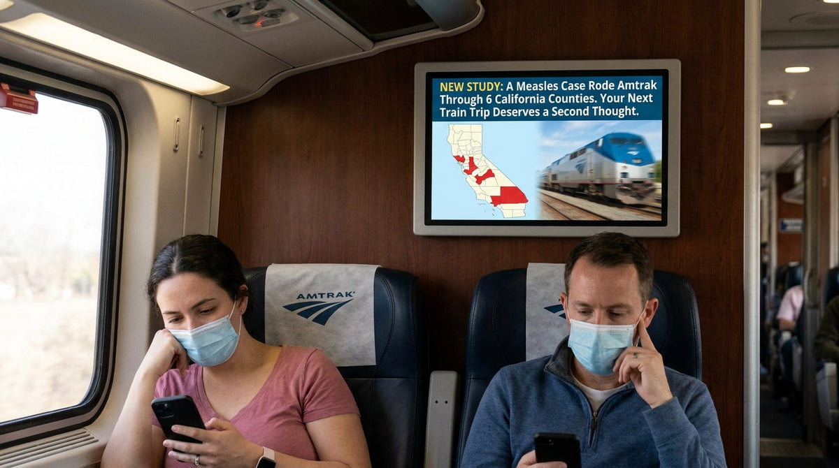 A Measles Case Rode Amtrak Through 6 California Counties. Your Next Train Trip Deserves a Second Thought.