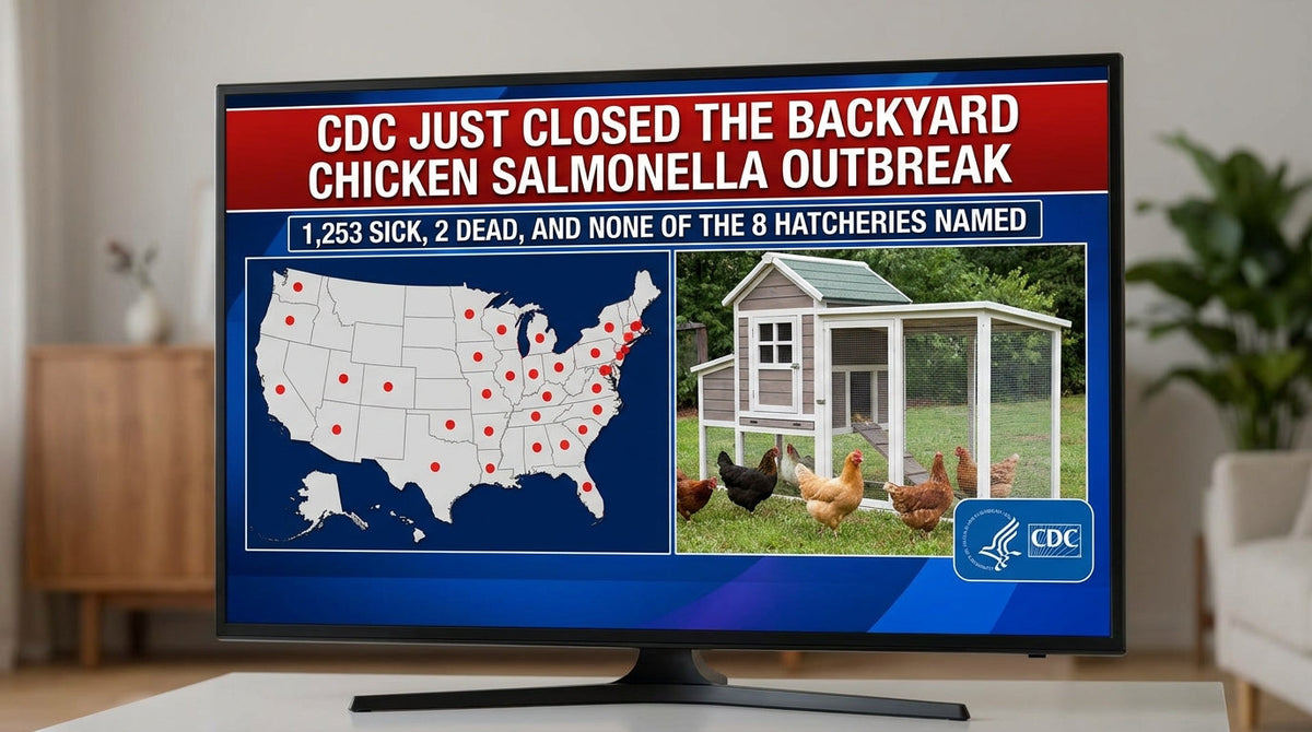 CDC Just Closed the Backyard Chicken Salmonella Outbreak: 1,253 Sick, 2 Dead, and None of the 8 Hatcheries Named