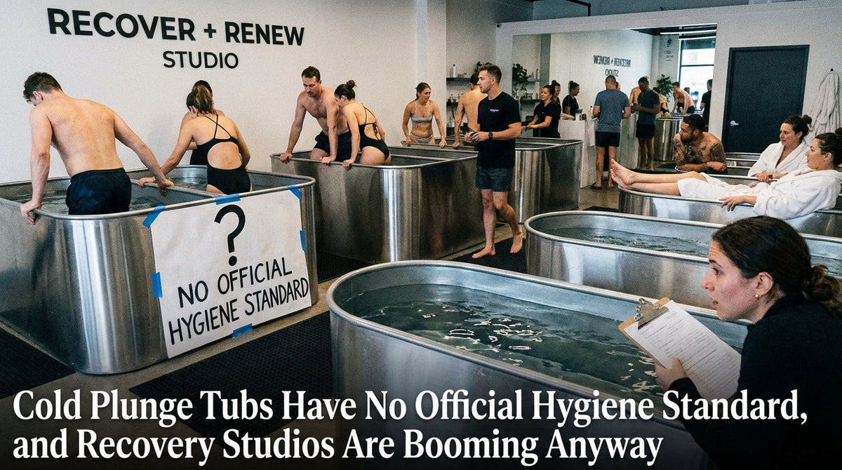 Cold Plunge Tubs Have No Official Hygiene Standard, and Recovery Studios Are Booming Anyway
