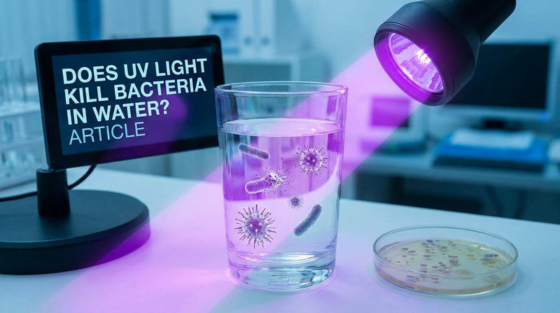 Does UV light kill bacteria in water? The direct answer, and why "in water" changes everything