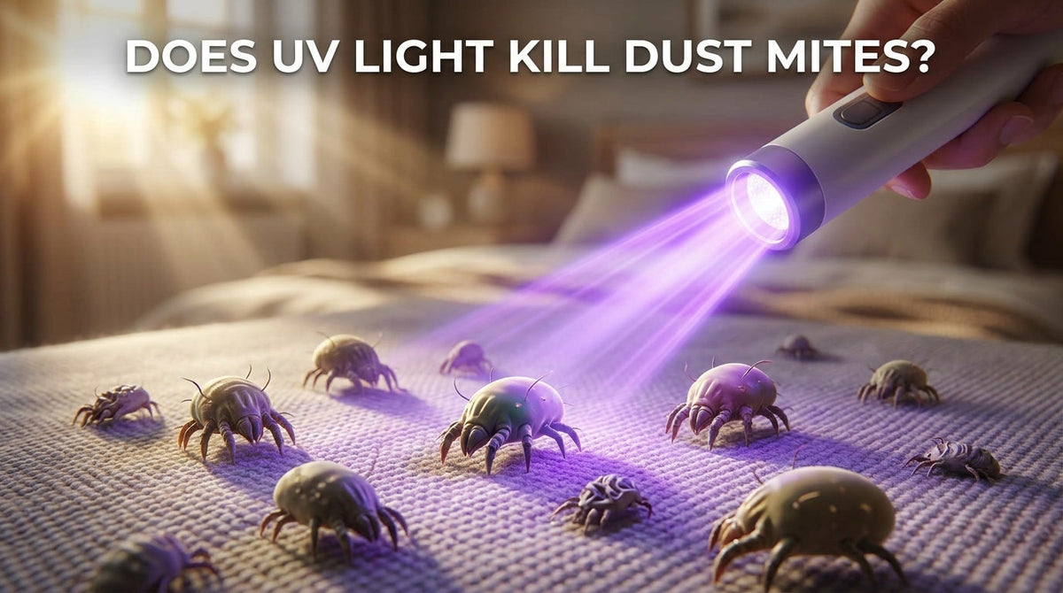 Does UV light kill dust mites? The surface-only answer allergy sufferers need