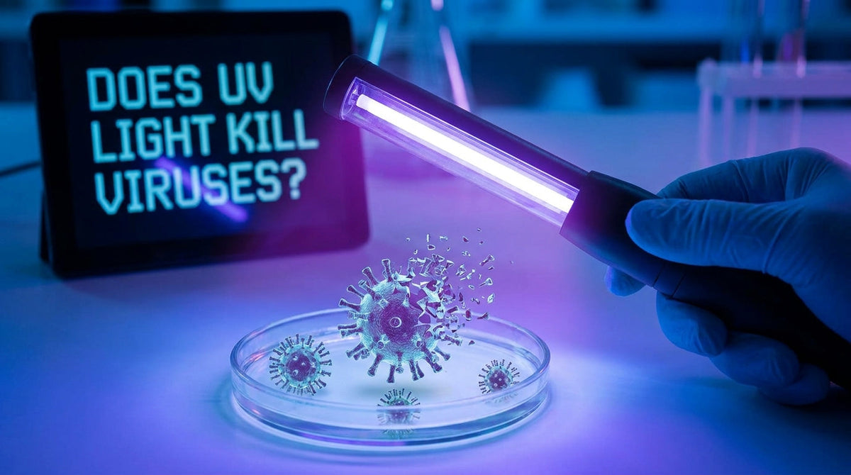 Does UV light kill viruses? Yes - and viruses are the easiest UV-C target there is