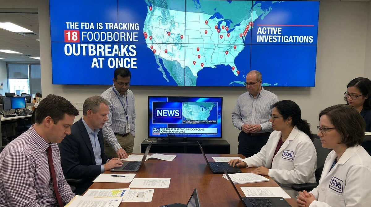 The FDA Is Tracking 18 Foodborne Outbreaks at Once. Here Is What That Actually Means