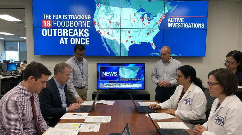 The FDA Is Tracking 18 Foodborne Outbreaks at Once. Here Is What That Actually Means