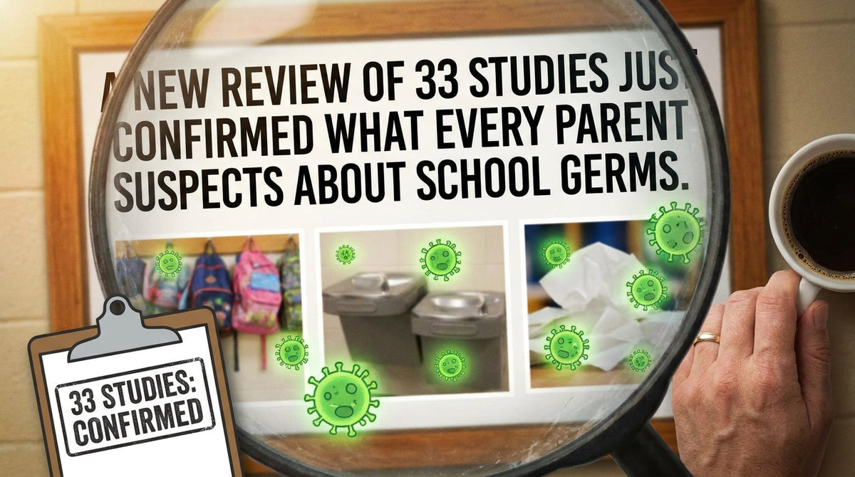 A New Review of 33 Studies Just Confirmed What Every Parent Suspects About School Germs