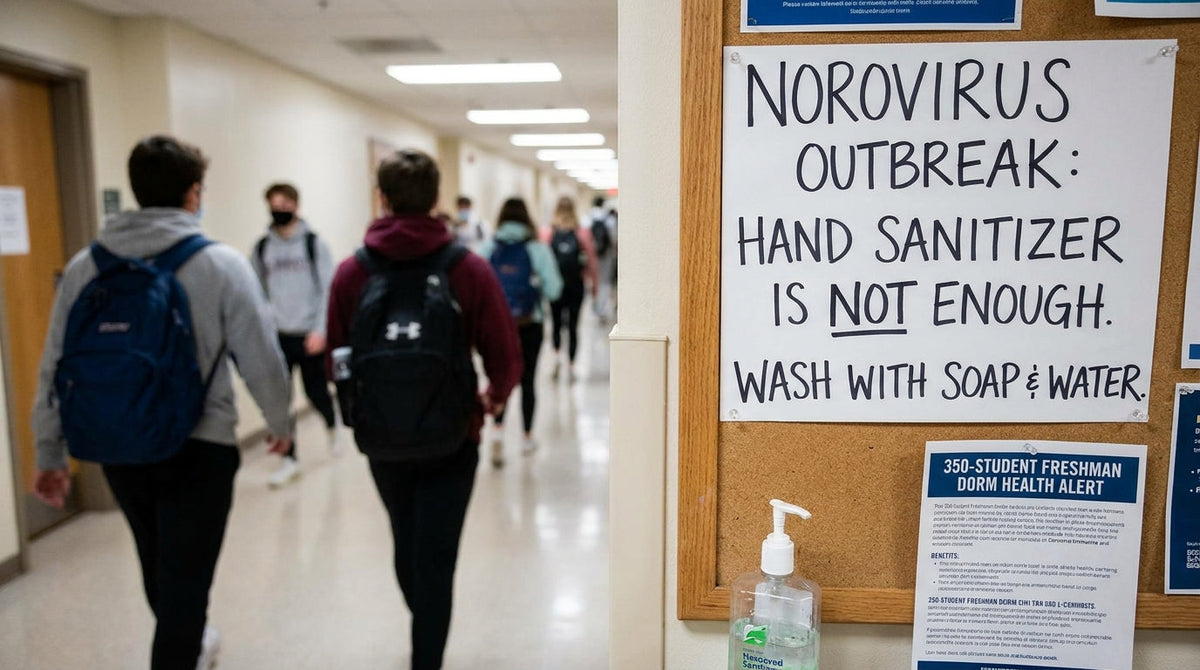 Norovirus Hits a 350-Student Freshman Dorm: Why Hand Sanitizer Isn't Enough