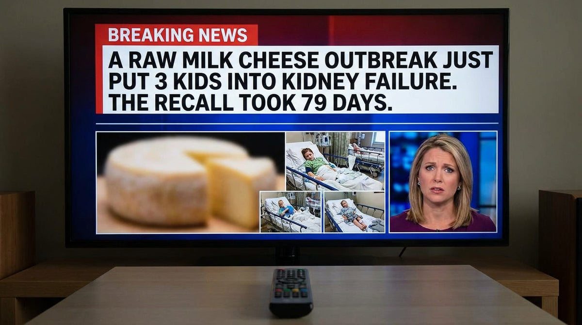 A Raw Milk Cheese Outbreak Just Put 3 Kids Into Kidney Failure. The Recall Took 79 Days.