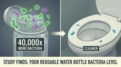 Your Water Bottle Has 40,000 Times More Bacteria Than a Toilet Seat, Study Finds