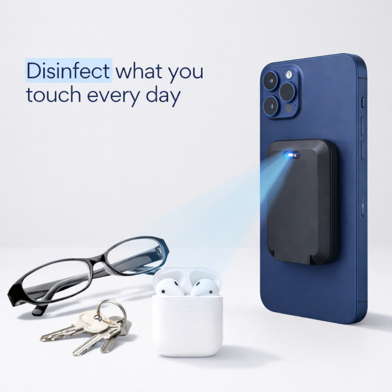 Smart UVC Disinfection Device & Universal Fit Lid Adapter & Bag Adapter Bundle - Image 3