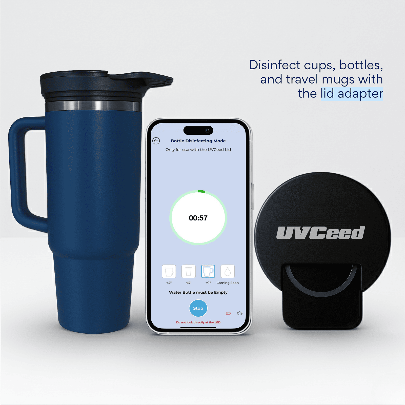 Smart UVC Disinfection Device & Disinfection Lid Bundle - Image 6