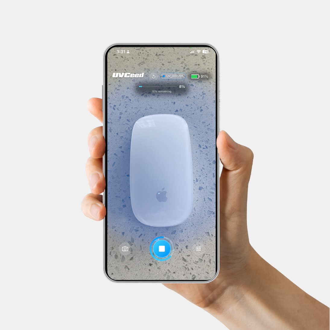 Watch germs disappear in real time